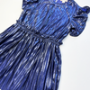 CREWCUTS BLUE SHIMMER PLEATED DRESS 5 YEARS