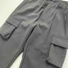 IL GUFO BLACK CARGO TROUSERS 7-8 YEARS