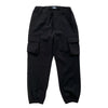 IL GUFO BLACK CARGO TROUSERS 7-8 YEARS