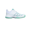 ADIDAS WHITE/GREEN TRAINERS 10