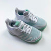 ADIDAS WHITE/GREEN TRAINERS 10