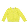 BONPOINT YELLOW KNITTED CARDIGAN 3 YEARS