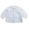 BONPOINT GREY CHECK LONG SLEEVE TOP 6 MONTHS