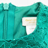 DAVID CHARLES GOLD LABEL GREEN LACE DRESS 4-5 YEARS