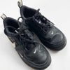 NIKE BLACK LEATHER TRAINERS 9.5