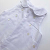 OVALE WHITE ROMPER 6 MONTHS